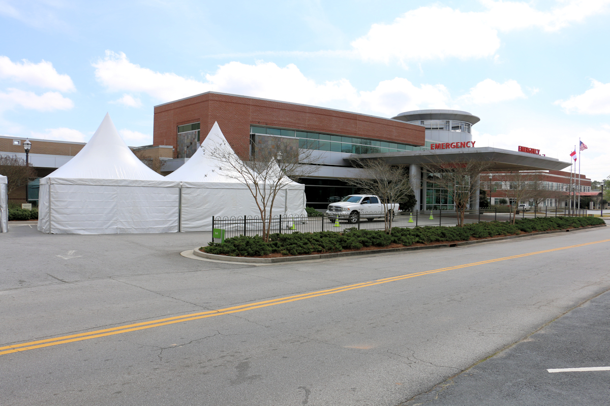 Tanner Installs Tents, Expands Outpatient Testing to Prepare for COVID19 Surge Tanner Health